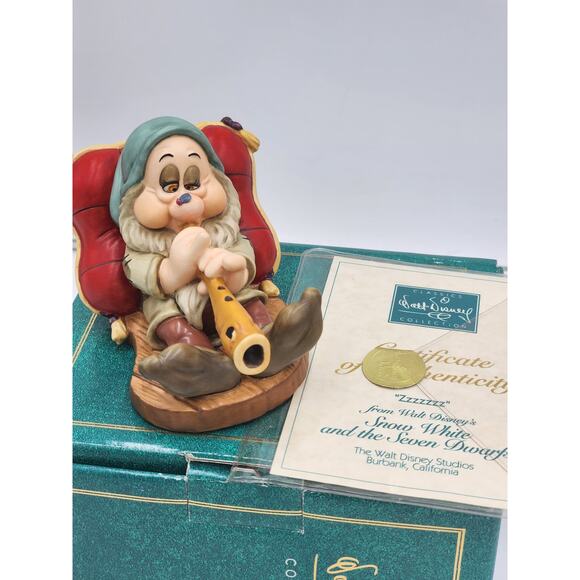 WDCC Sleepy “Zzzzzzz” Figurine Snow White Seven Dwarfs Disney Retired Box COA - Picture 15 of 16